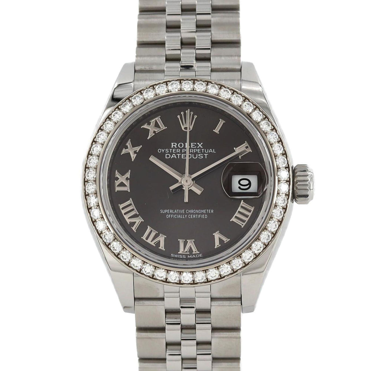 Pre-Owned Rolex Datejust 279384RBR SSxWG Watch Automatic Winding Random Number