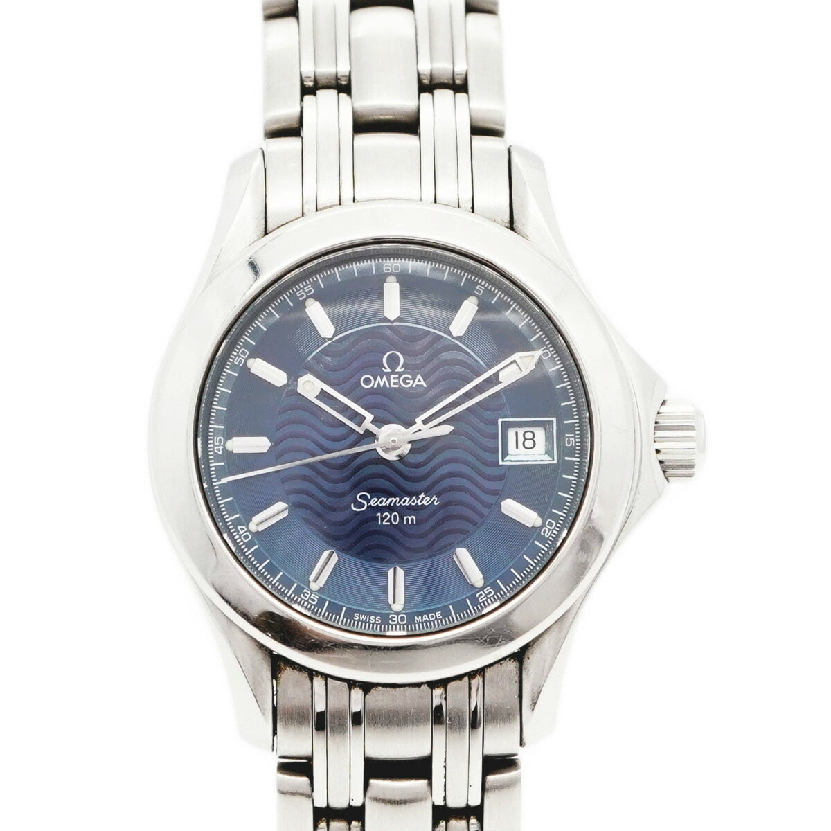 Pre-Owned Omega Seamaster 2581.81 Navy Dial Women's Watch