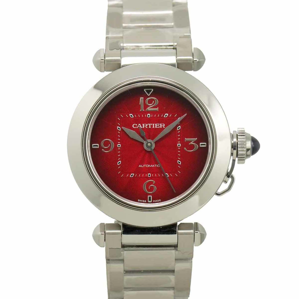 Pre-Owned Cartier Pasha de WSPA0032 Boys' Watch Red Automatic Self-winding