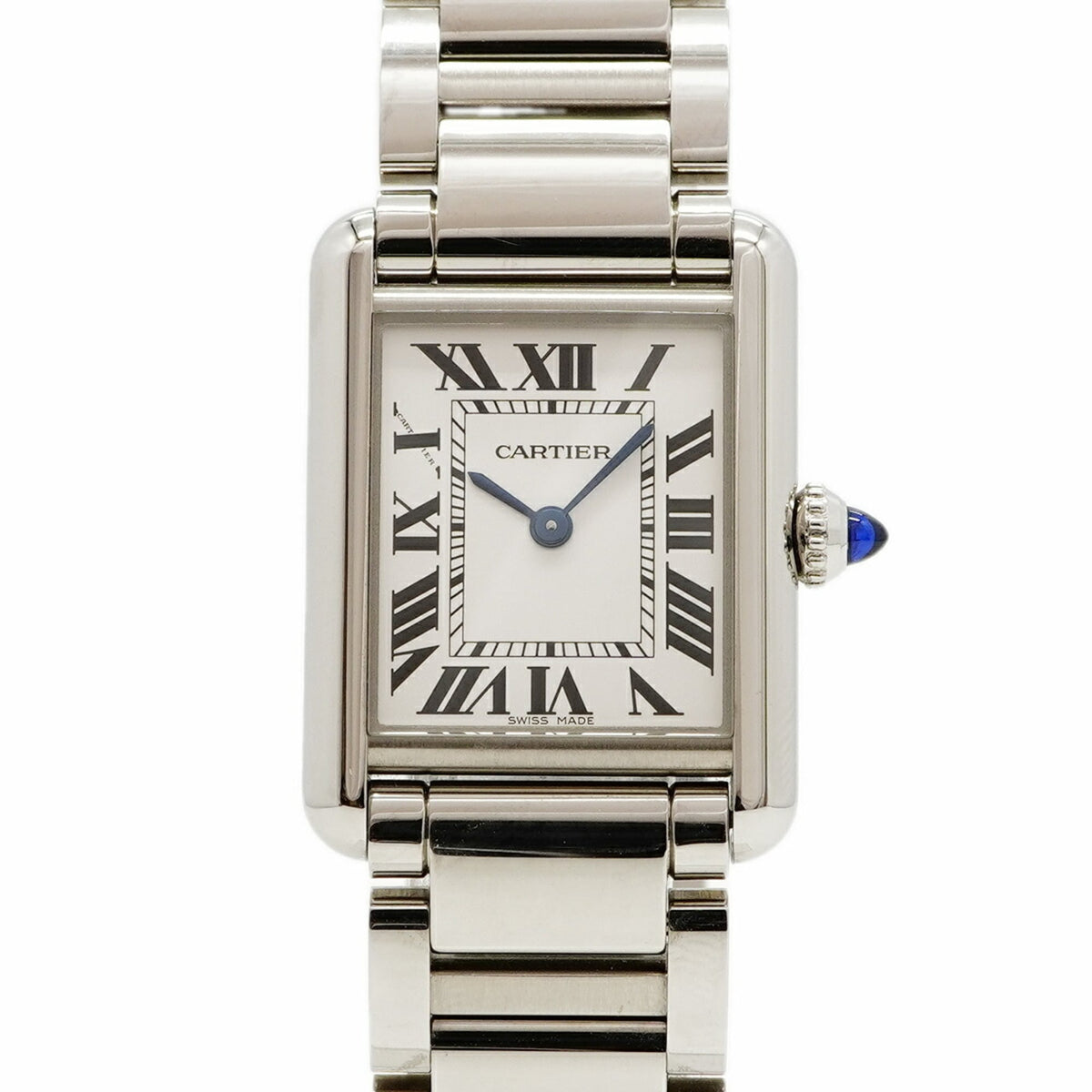 Pre-Owned Cartier Tank Must SM WSTA0051 Silver Dial Women's Watch