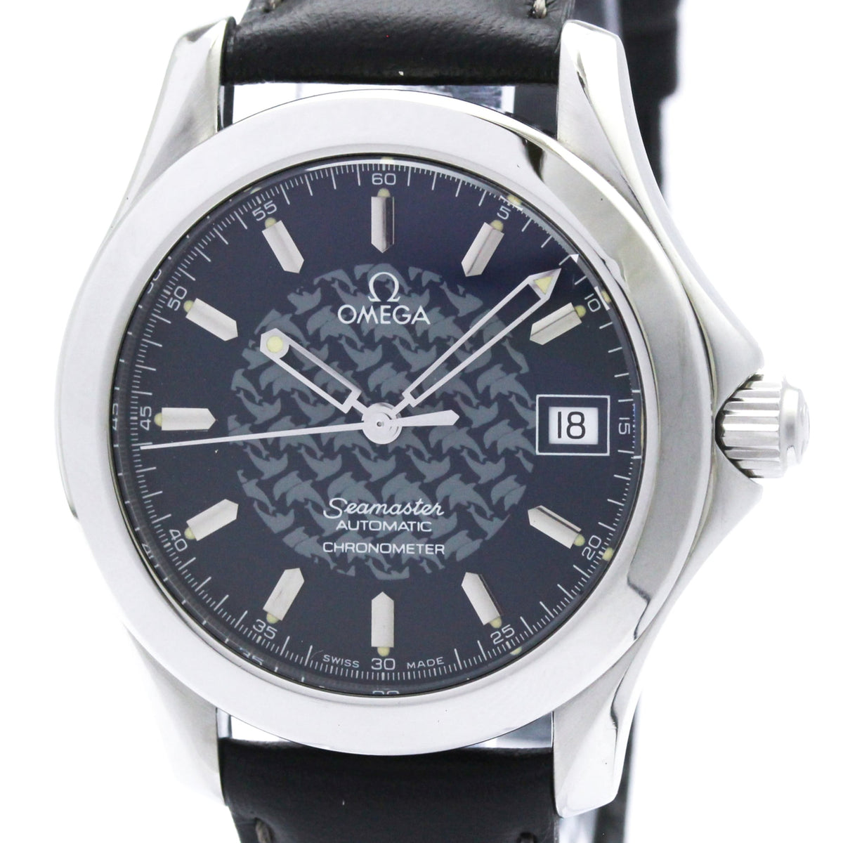 Pre-Owned OMEGA Seamaster 120M Jacques Mayol Automatic Watch 2500.80 Polished