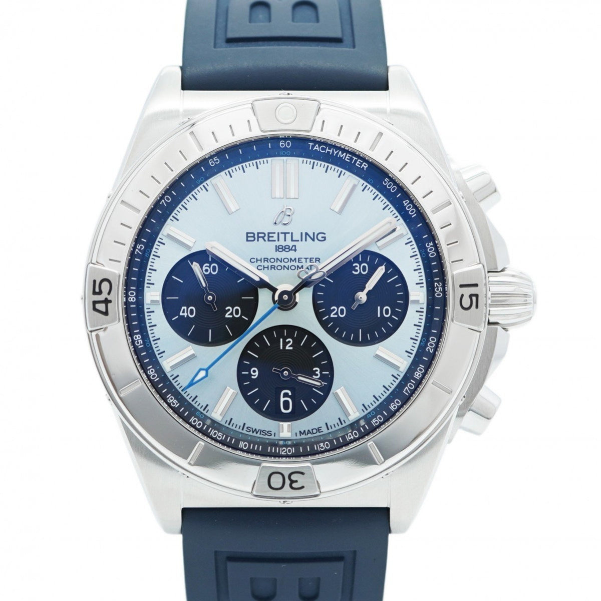 Pre-Owned Breitling Chronomat PB0134 Blue Dial Men's Watch