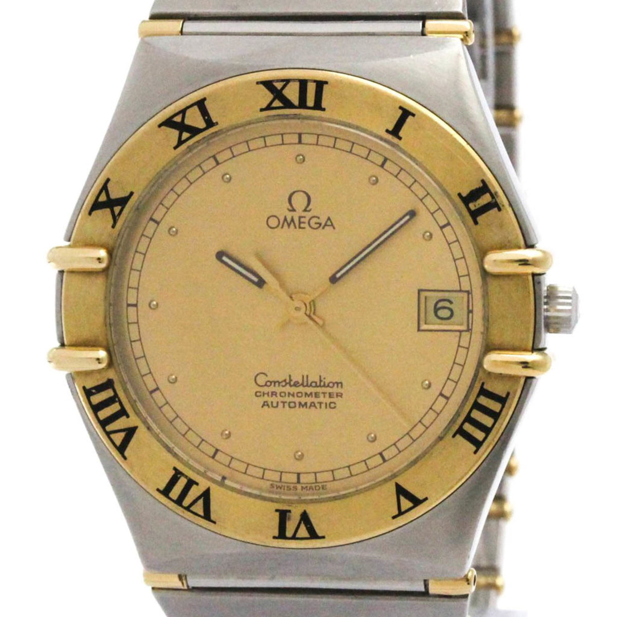 Pre-Owned OMEGA Constellation Automatic Sapphire Back Watch 368.1075 Polished