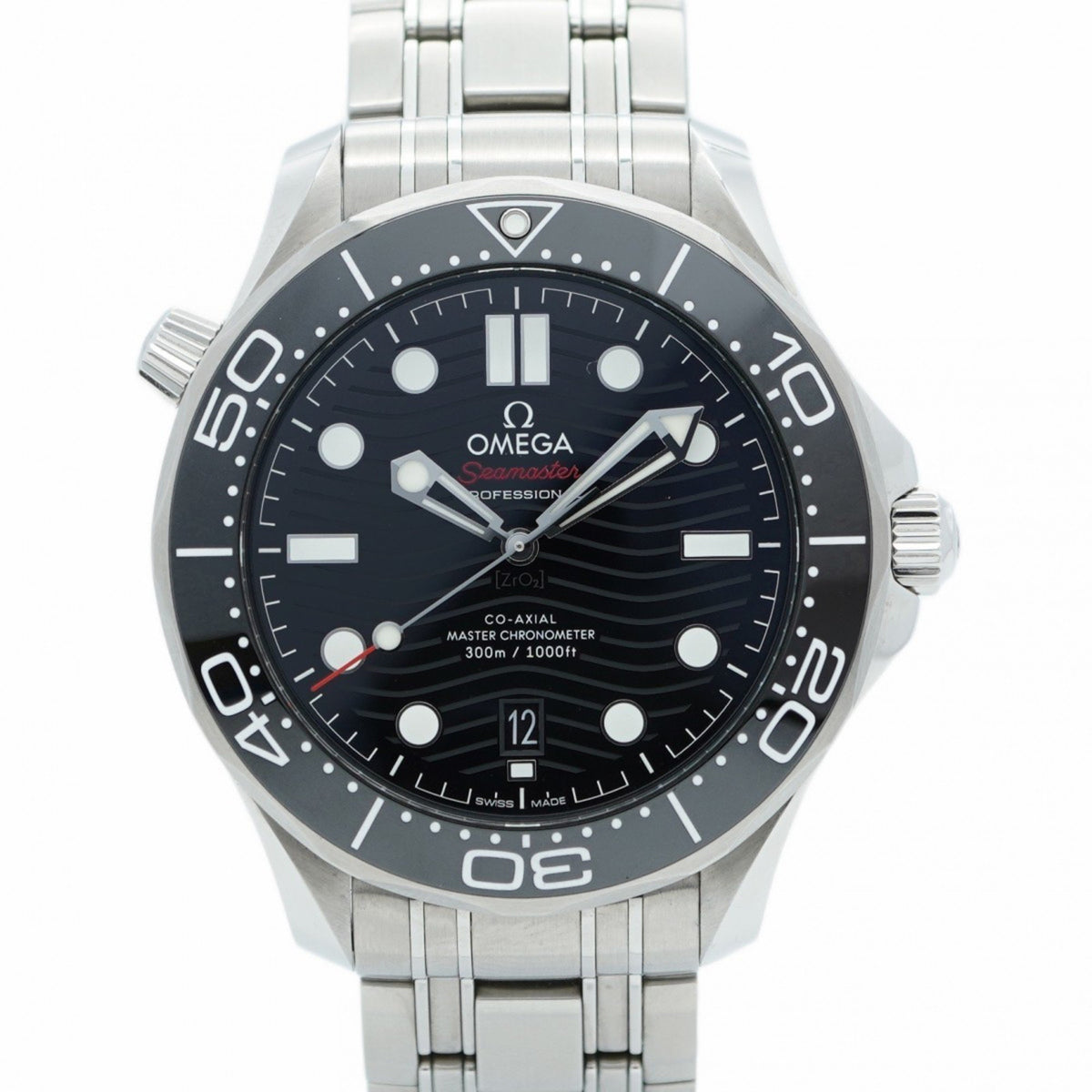 Pre-Owned Omega Seamaster Professional 210.30.42.20.01.001 Black Dial Men's Watch