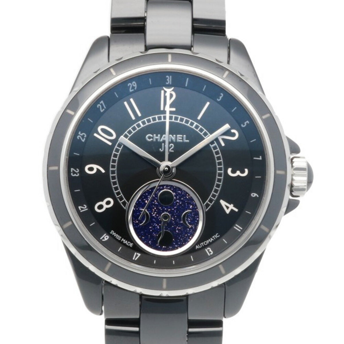 Pre-Owned Chanel J12 Watch Stainless Steel H3406 Automatic Men's CHANEL