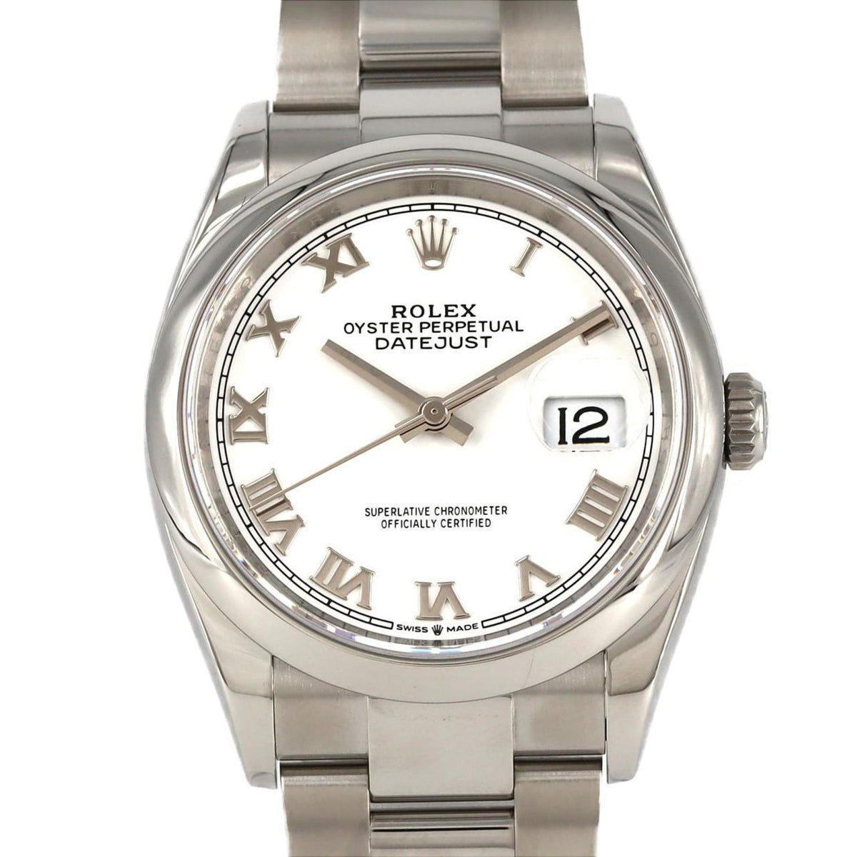 Pre-Owned Rolex Datejust 126200 Stainless Steel Automatic Watch, Random Number