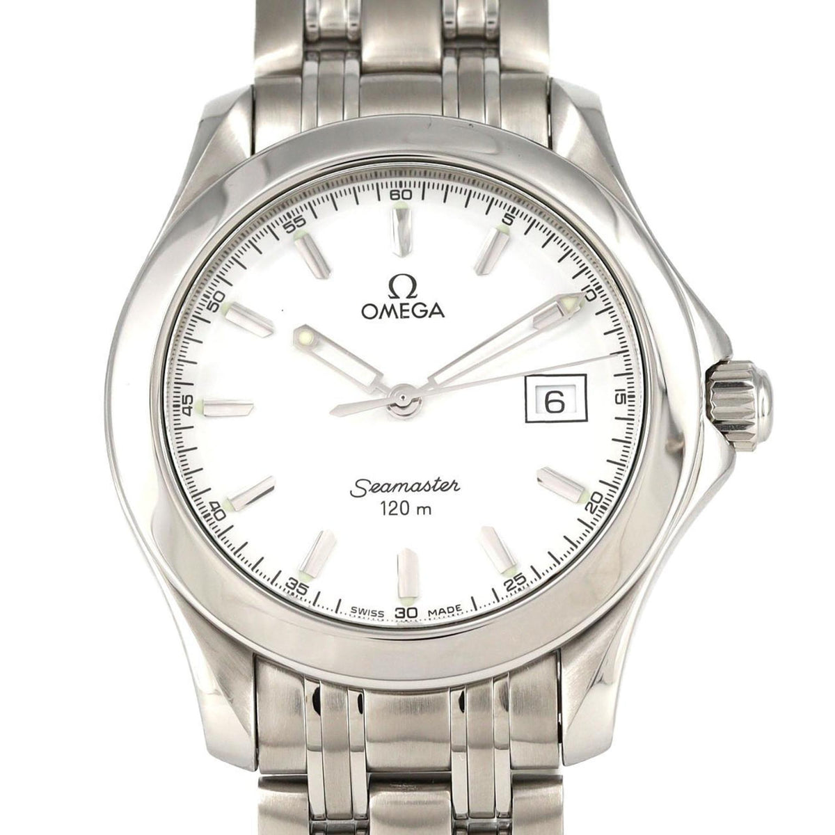 Pre-Owned Omega Seamaster 120 2501.21 Stainless Steel Automatic Watch