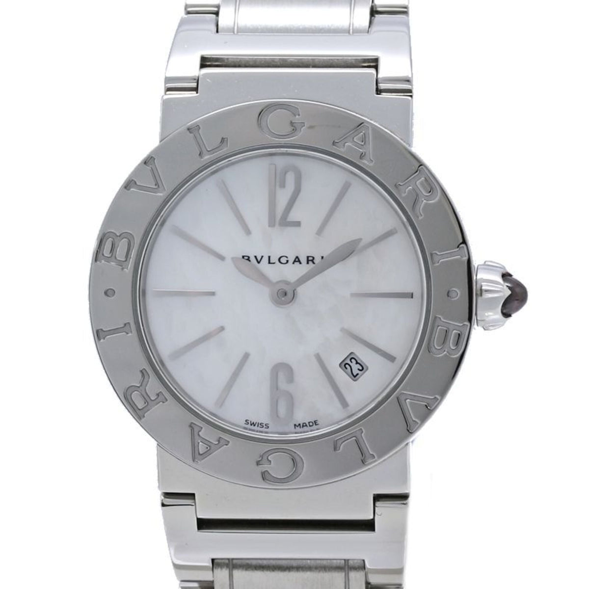 Pre-Owned BVLGARI Bulgari BBL26WSSD BBL26S 101885 Women's Watch Stainless Steel 40553
