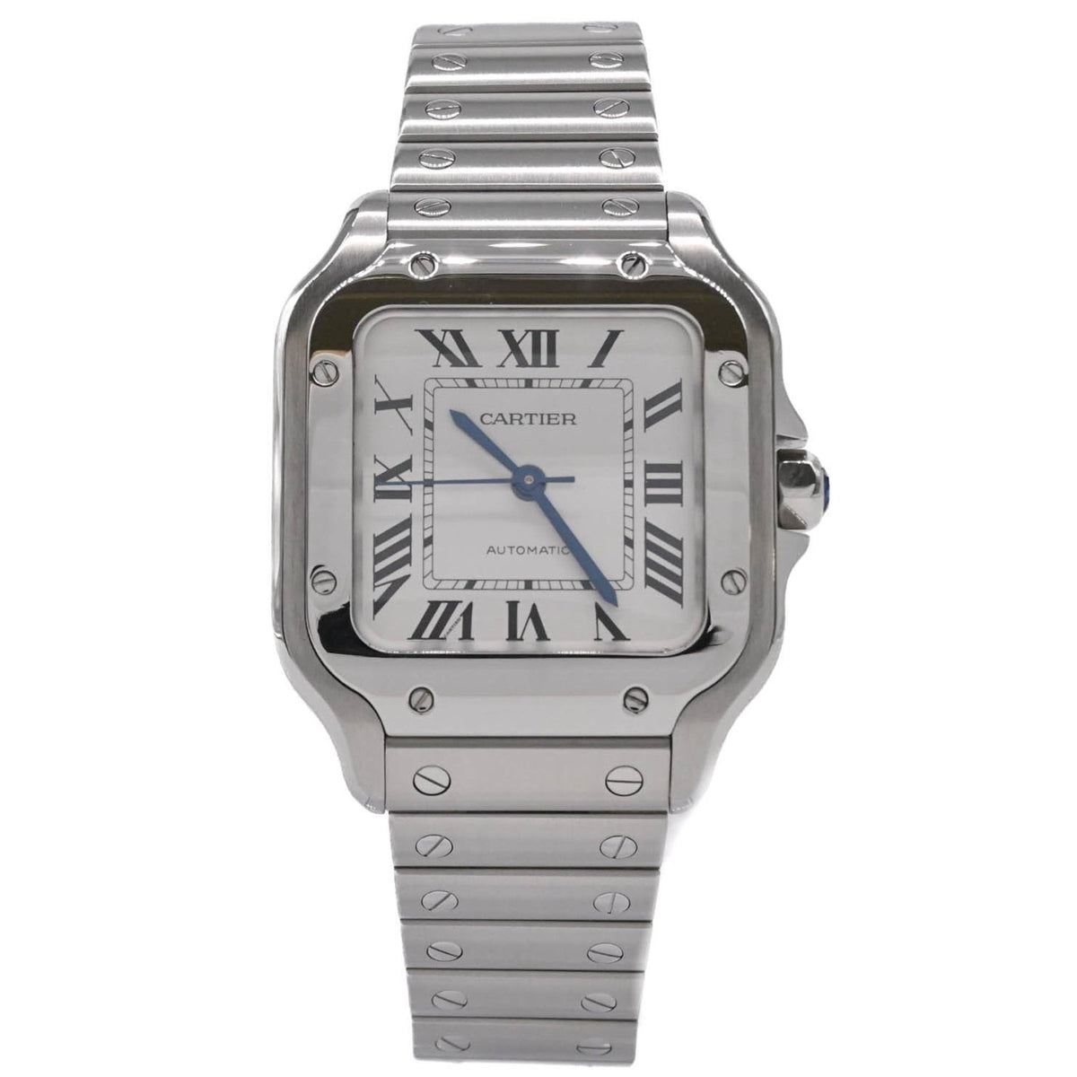 Gebrauchte Cartier Santos de MM Automatikuhr Herren WSSA0029 