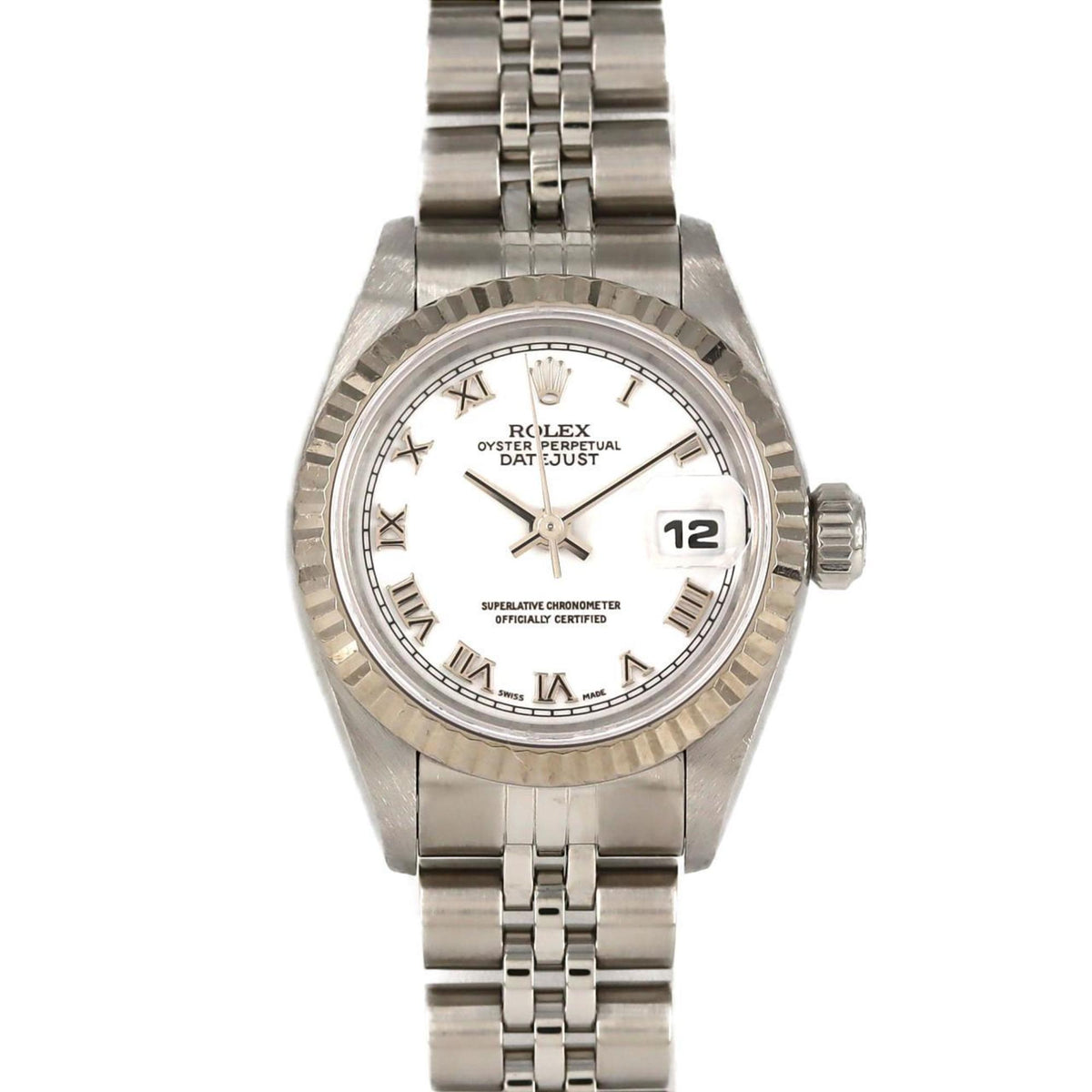 Pre-Owned Rolex Datejust 69174 SSxWG Watch Automatic T-series