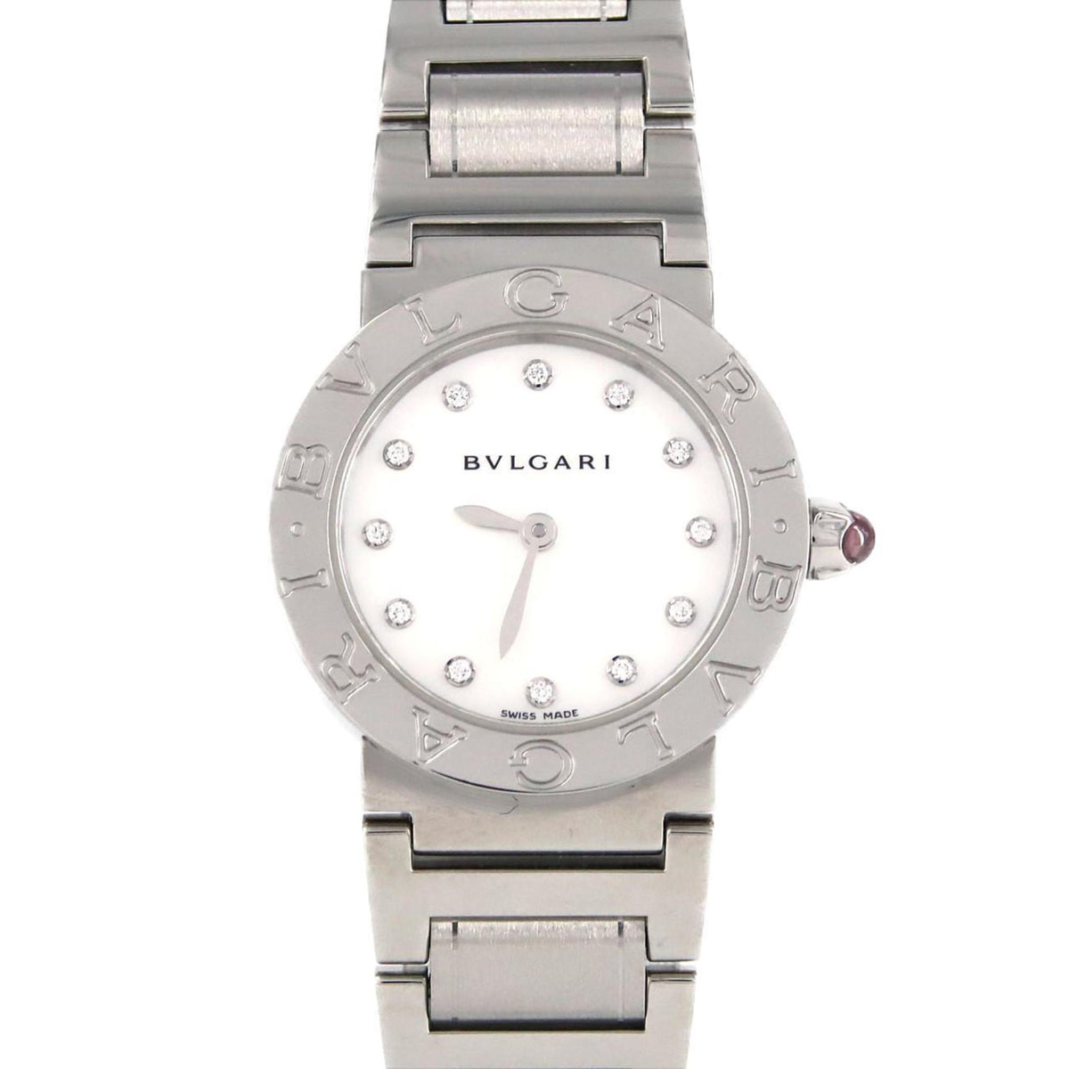 Pre-Owned Bvlgari 12P BBL26S BBL26WSS 12 SS Wristwatch Quartz