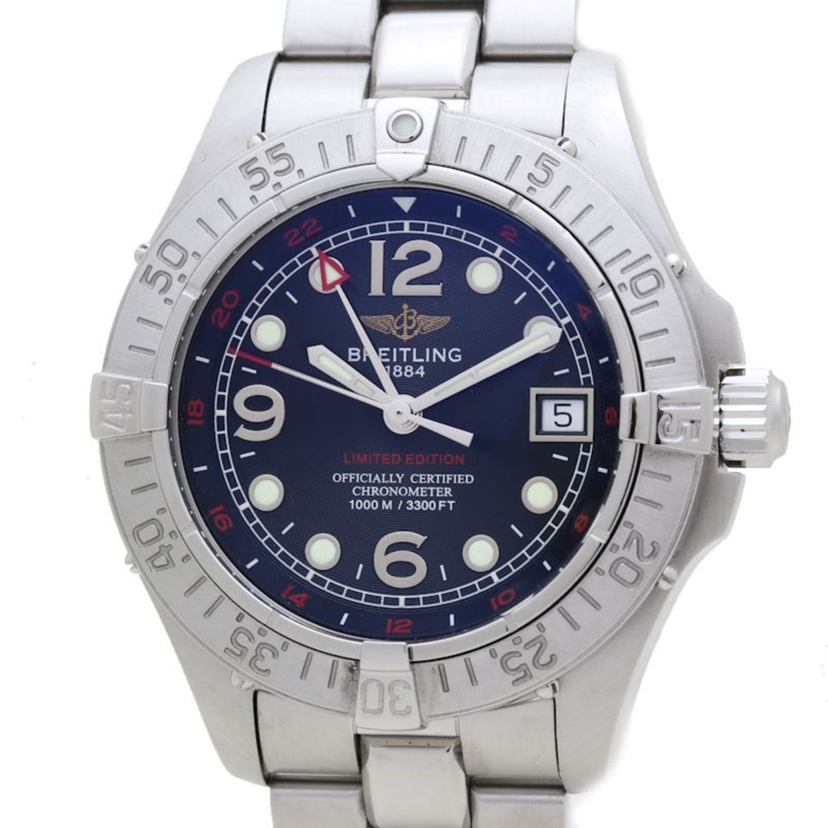 Montre Breitling Superocean GMT A326B05PFA A32360 200 d'occasion pour homme, édition limitée 39627 
