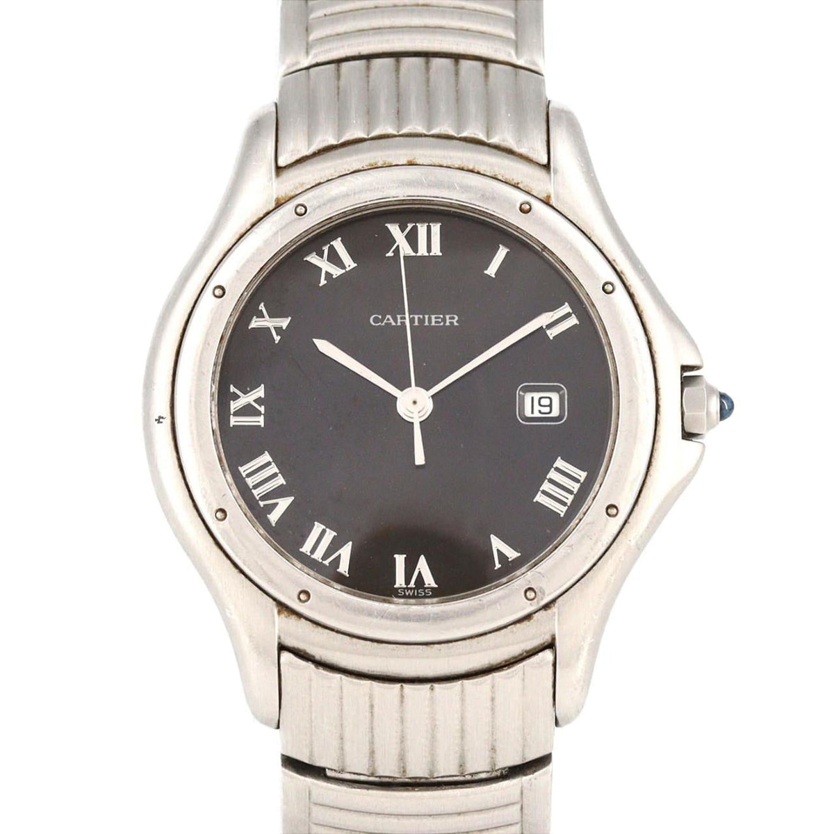 Pre-Owned Cartier Panth?re Cougar W35016F8 SS Quartz Watch