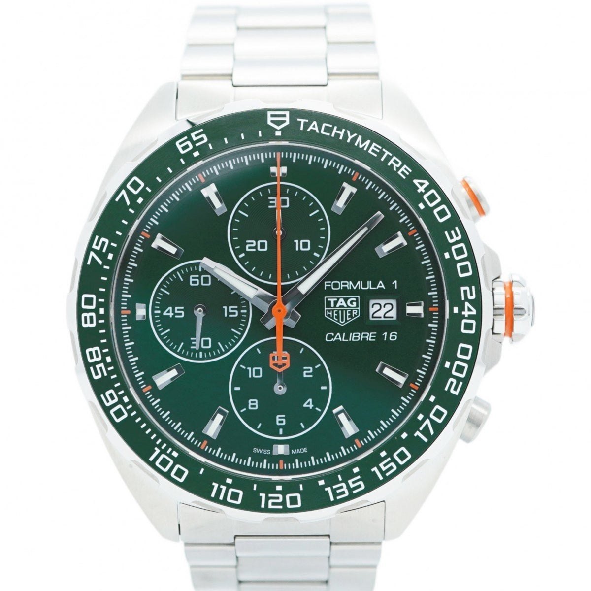 Pre-Owned TAG Heuer Formula 1 CAZ201H Green Dial Men's Watch