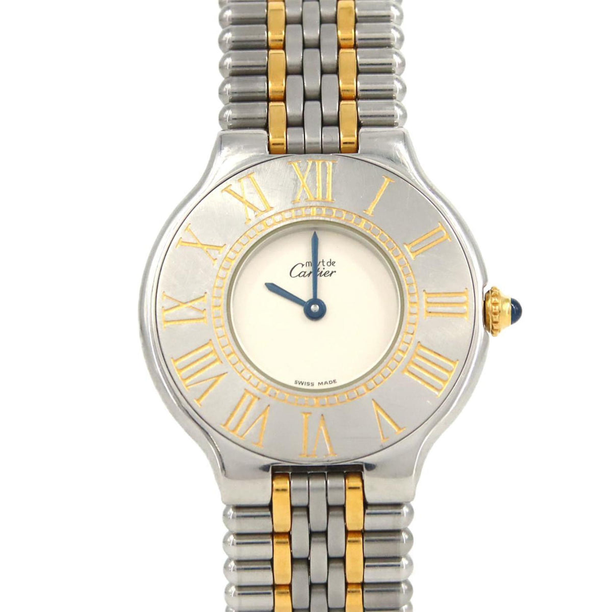 Pre-Owned Cartier Must 21LM Two-Tone W10050F4 SSxGP Quartz Watch