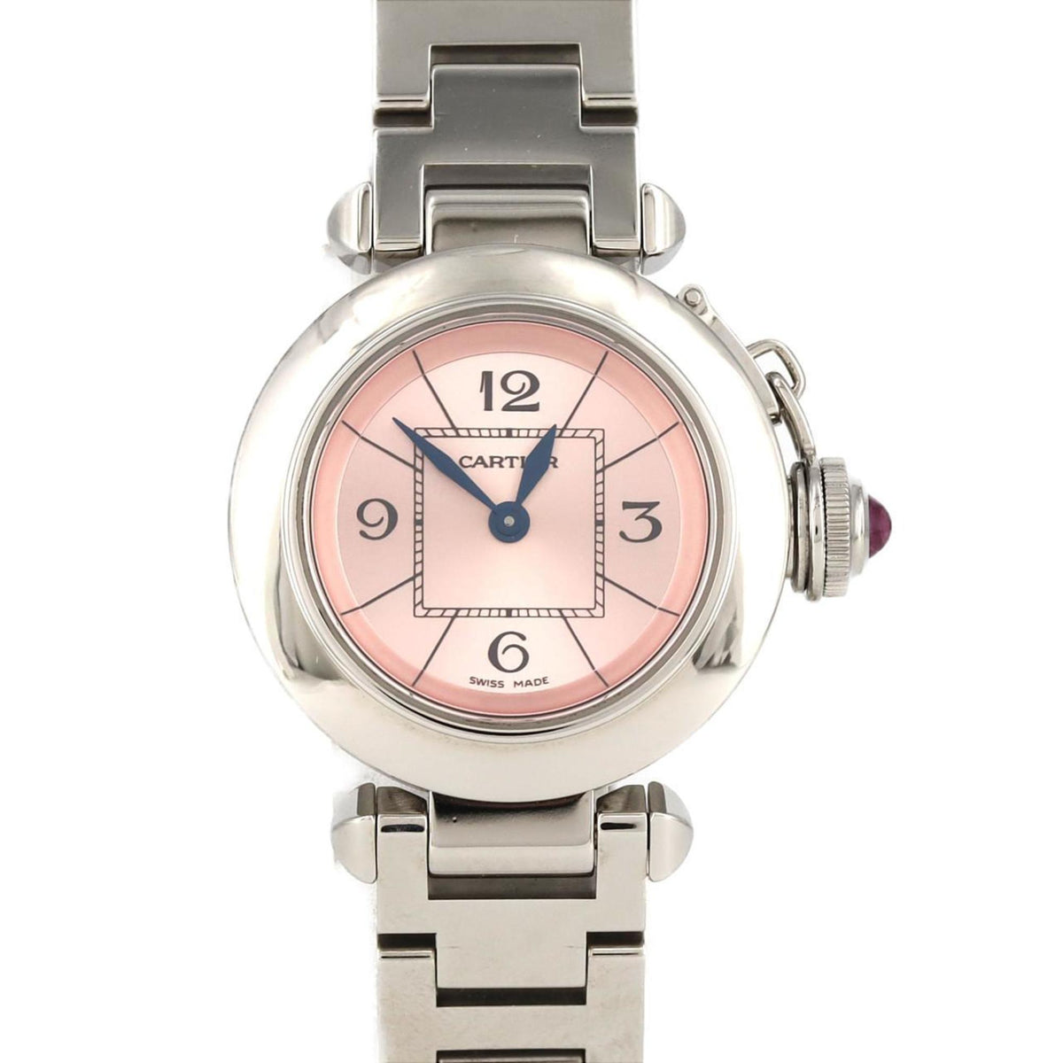 Gebrauchte Cartier Miss Pasha W3140008 SS Quarzuhr 