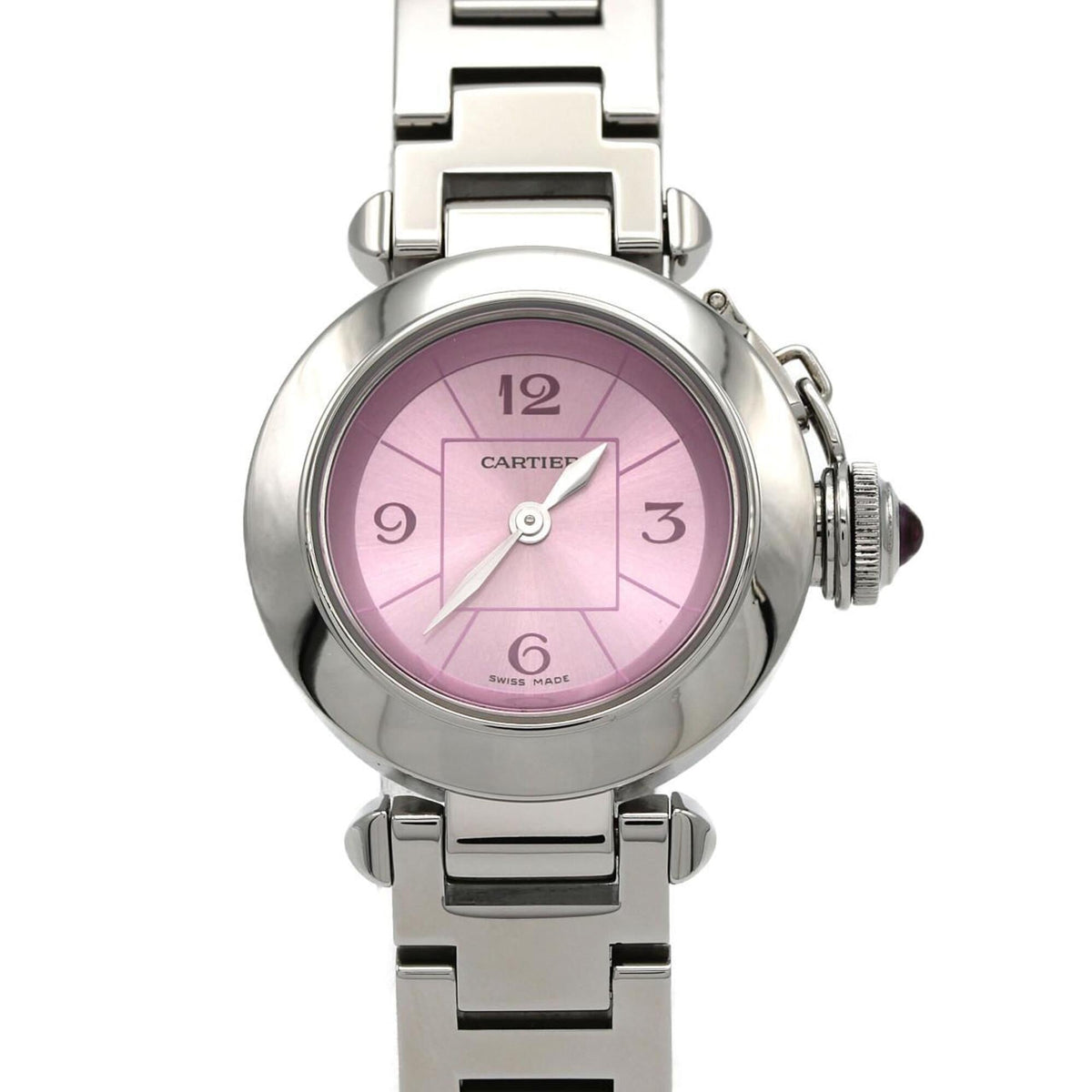 Pre-Owned Cartier Miss Pasha 1st Anniversary W3140023 SS Quartz Watch