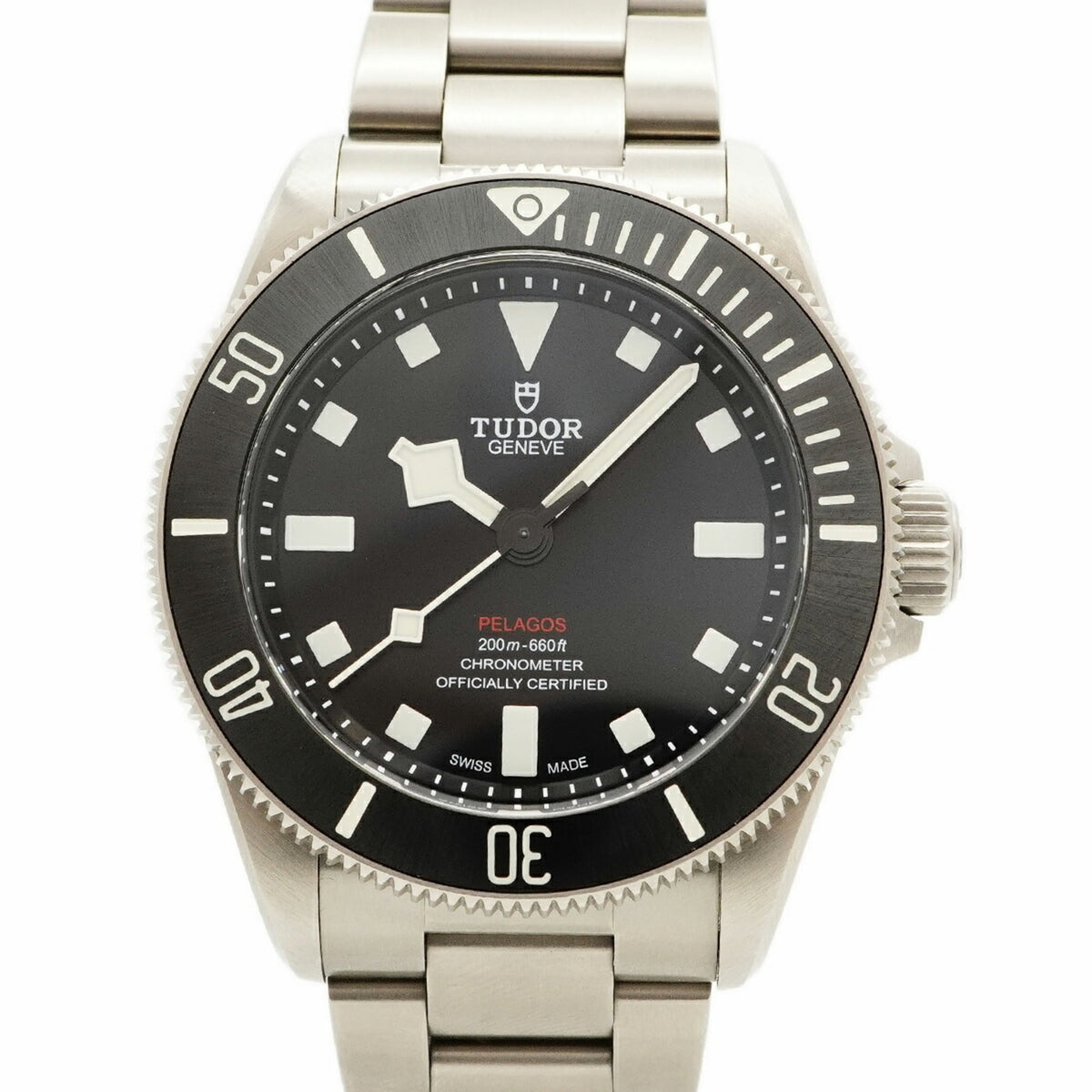Pre-Owned Tudor Pelagos 39 25407N Black Dial Men's Watch