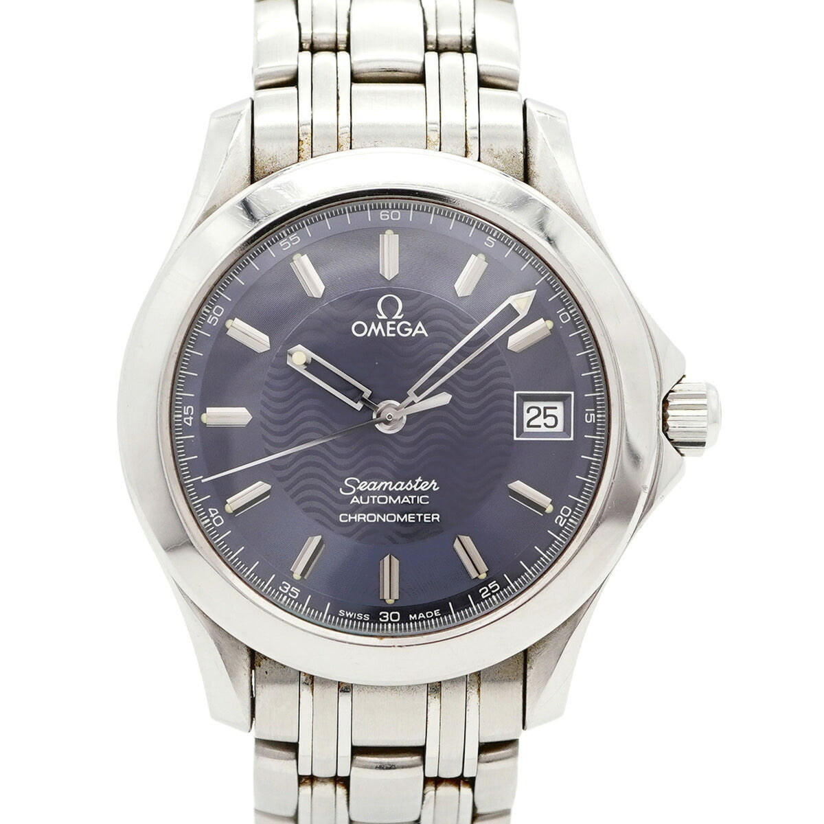 Pre-Owned Omega Seamaster 2501.81 Blue Dial Men's Watch