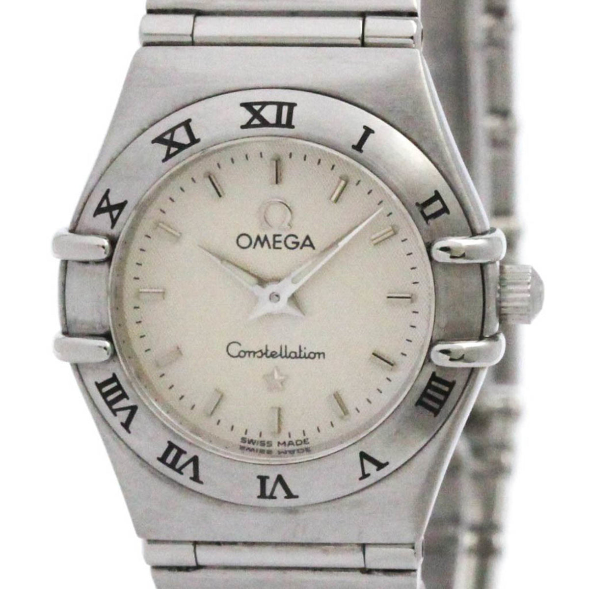 Pre-Owned OMEGA Constellation Steel Quartz Ladies Watch 1562.30 Polished
