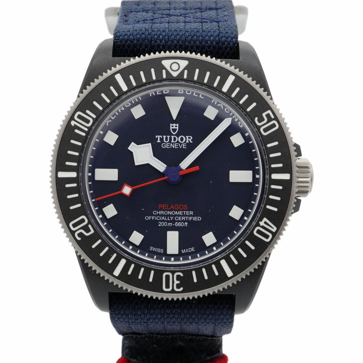 Pre-Owned Tudor Pelagos FXD 25707KN Navy Dial Men's Watch