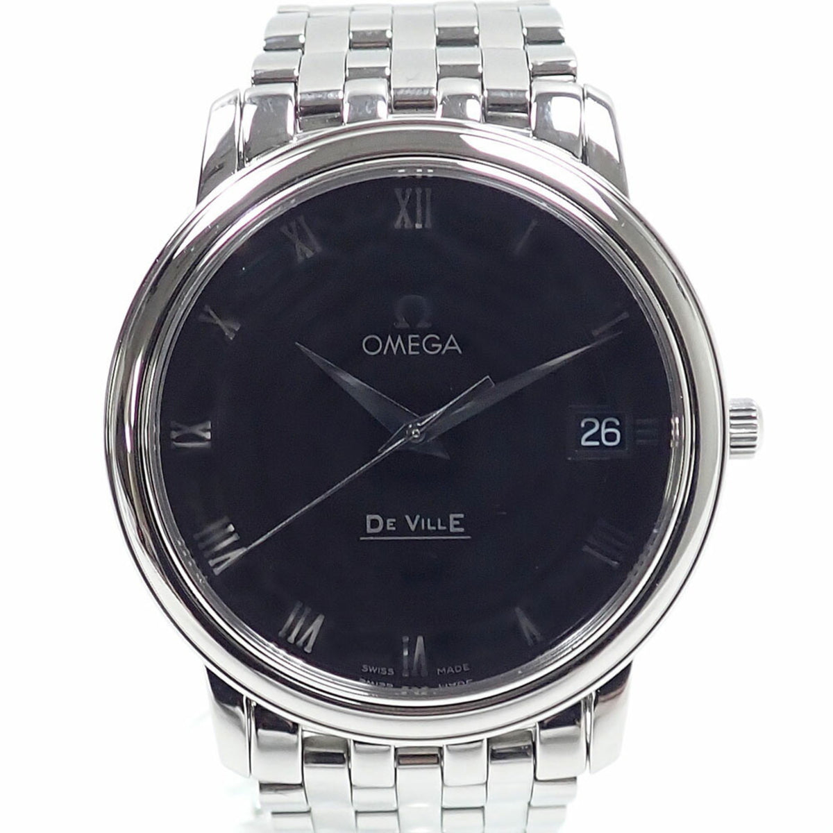 Pre-Owned Omega De Ville Men's Quartz Watch, Stainless Steel, 4510.52.00, Battery-Powered