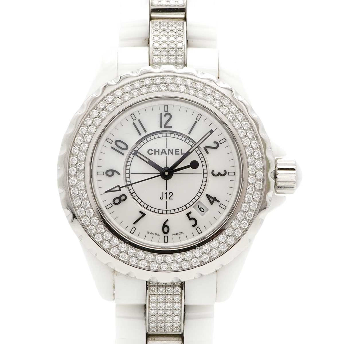 Pre-Owned Chanel J12 H1420 White Dial Women's Watch
