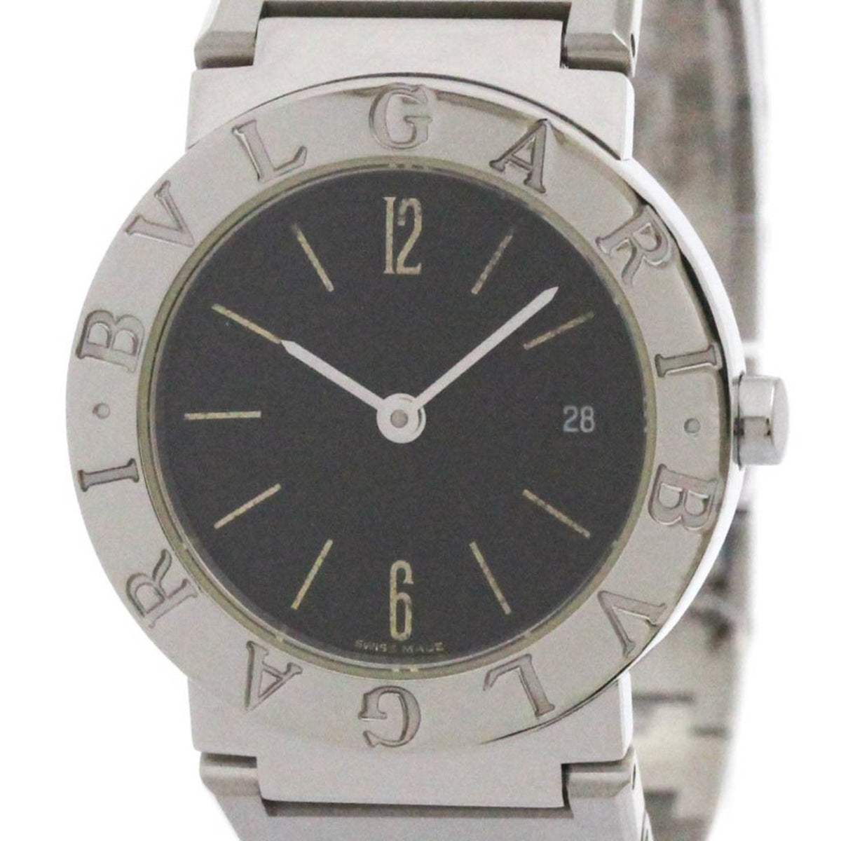 Pre-Owned Bvlgari Bvlgari Bvlgari Quartz Stainless Steel Women's Dress/Formal BB26SS