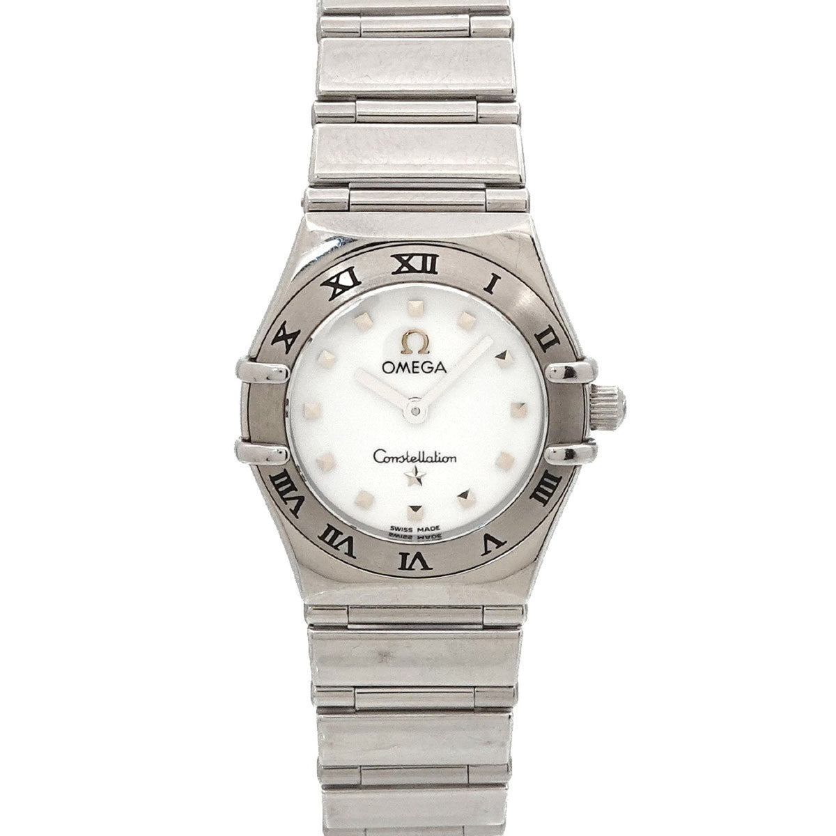 Pre-Owned Omega Constellation Mini My Choice 1561 71 Women's Watch White Shell Quartz