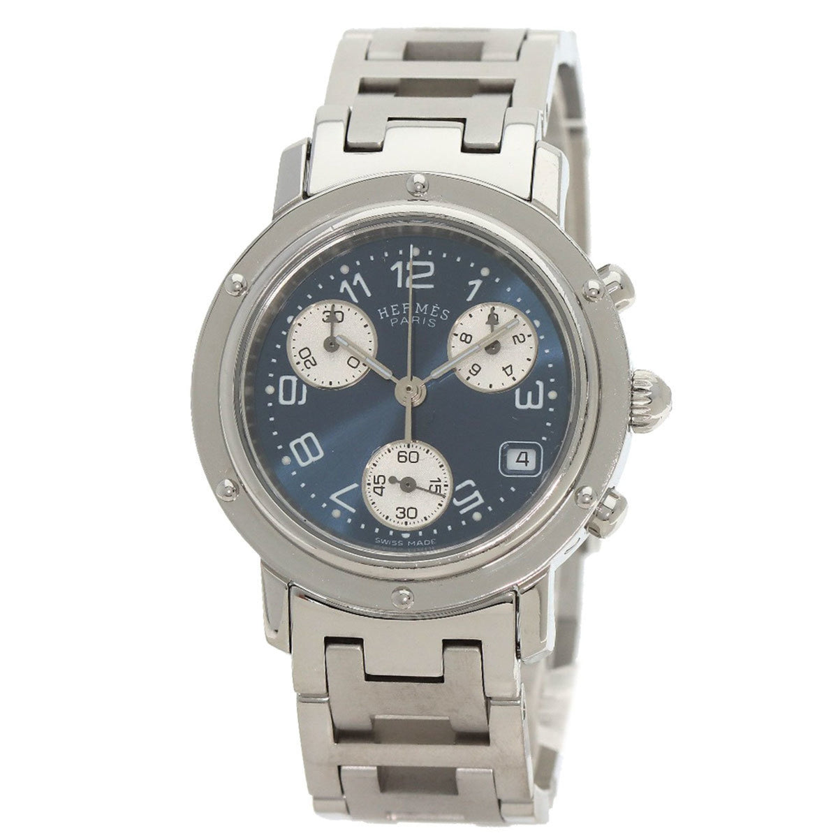 Gebrauchte Hermes CL1.310 Clipper Uhr Edelstahl SS Damen HERMES 
