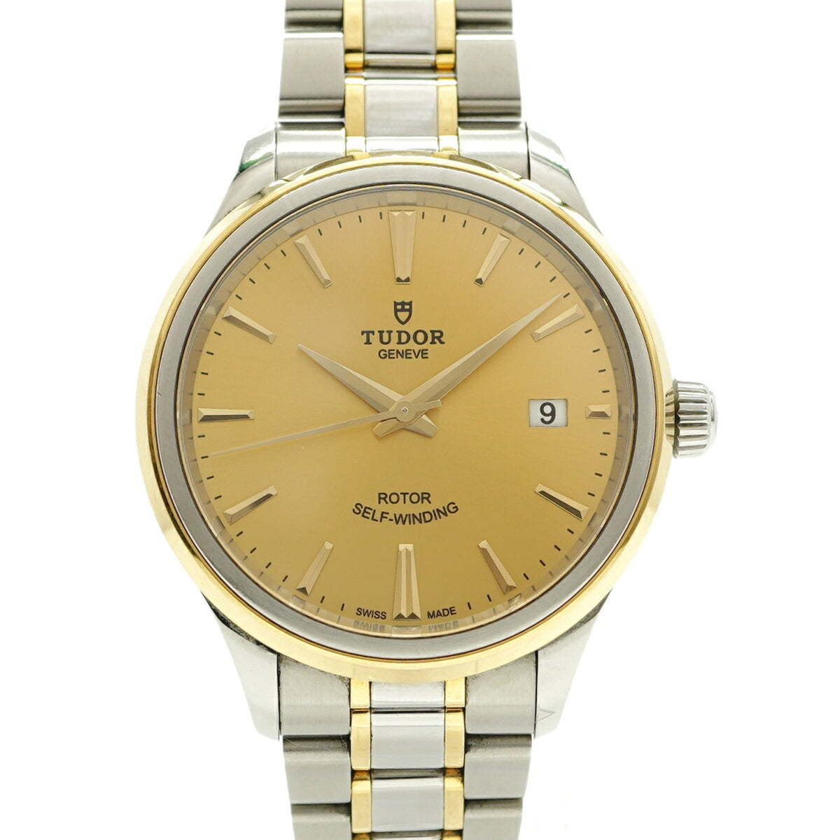 Pre-Owned Tudor Style 12503 Gold Dial Men's Watch