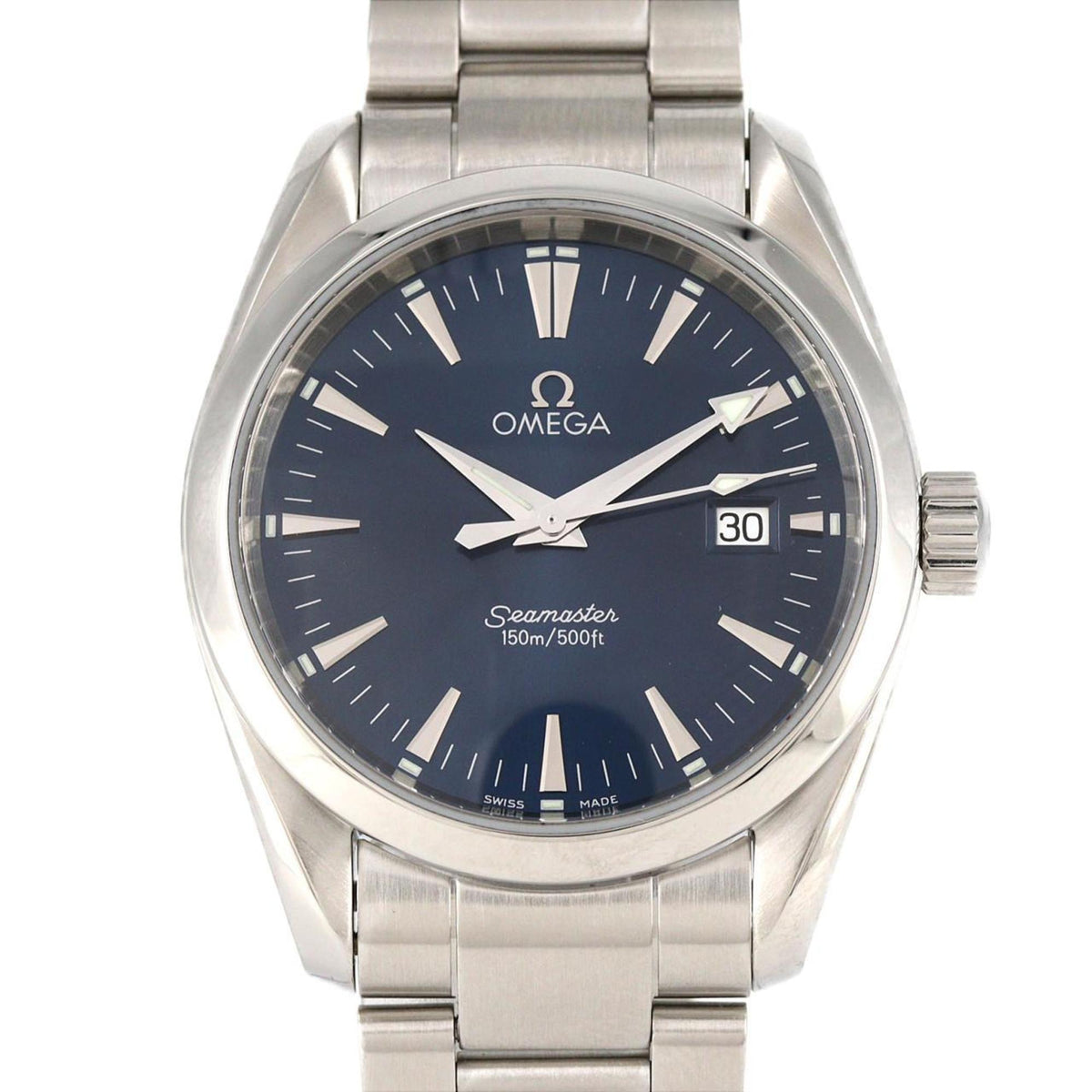 Pre-Owned Omega Seamaster Aqua Terra 2518.80 Stainless Steel Quartz Watch