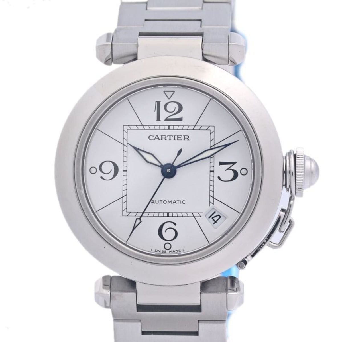 Pre-Owned CARTIER Cartier Pasha C W31074M7 Watch Boys Stainless Steel 40312