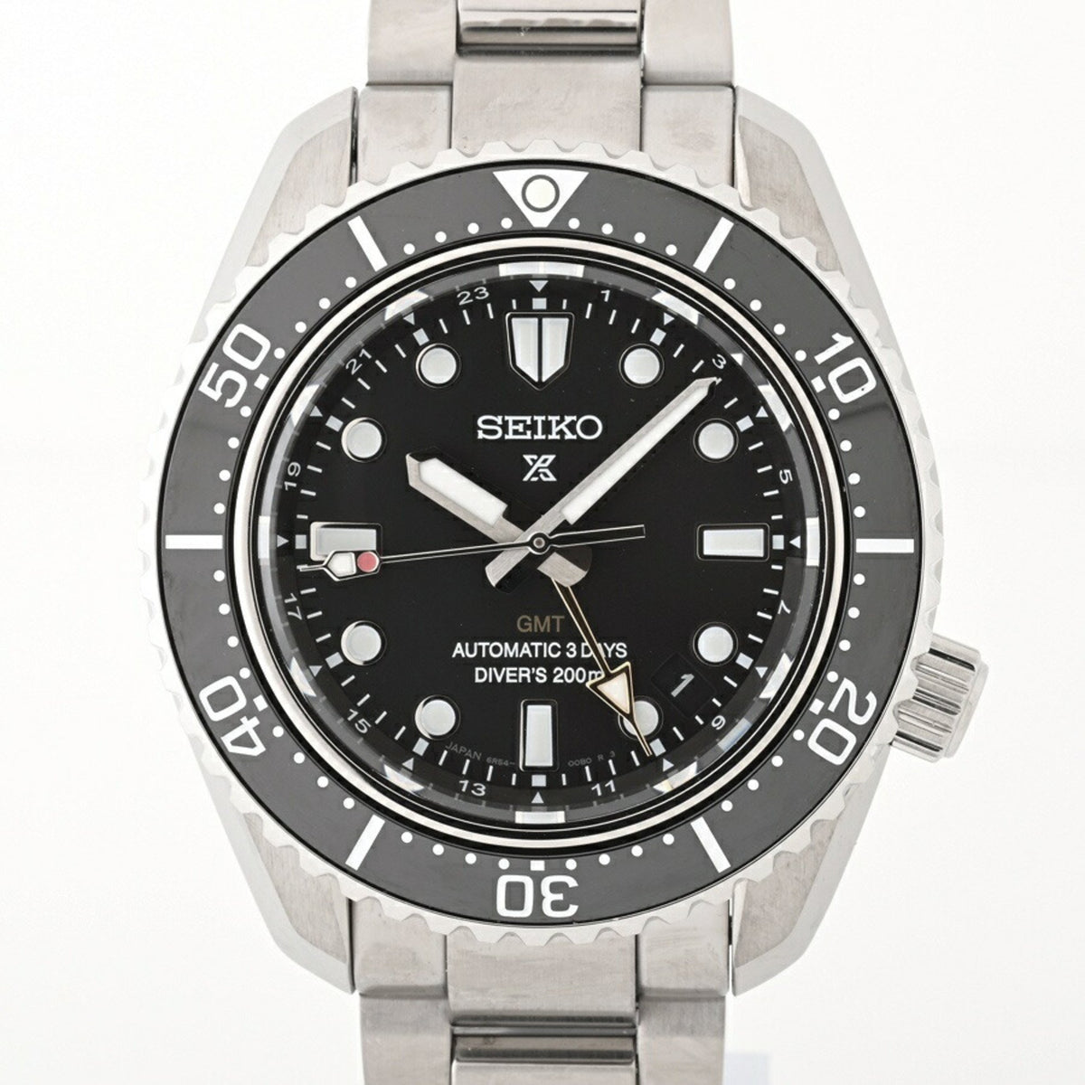 Pre-Owned Seiko Prospex Diver Scuba SBEJ011 6R54-00D0 Automatic Watch Mechanical 1968 Heritage GMT A-157042