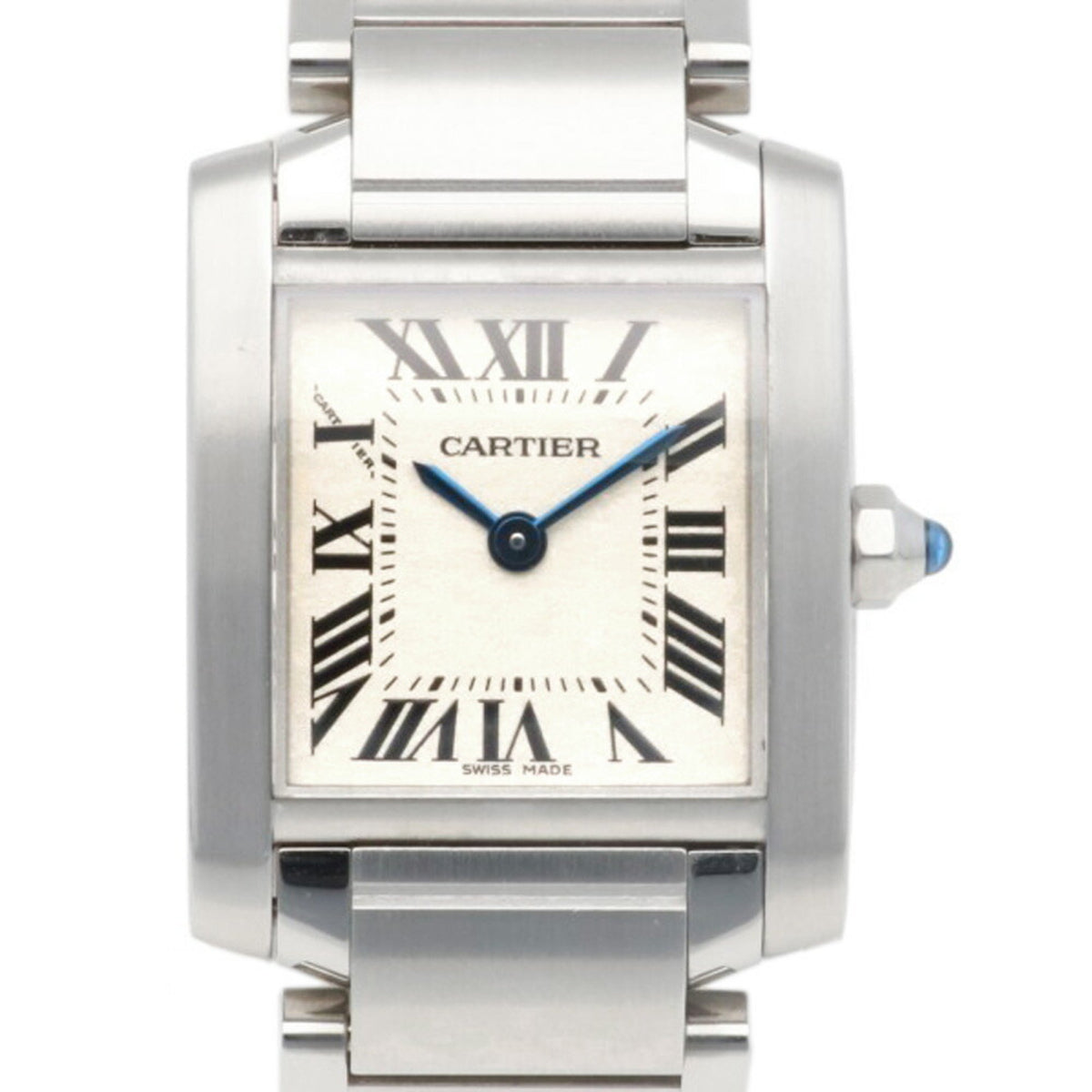 Pre-Owned Cartier Tank Fran?aise SM Watch, Stainless Steel 2384 Quartz, Women's