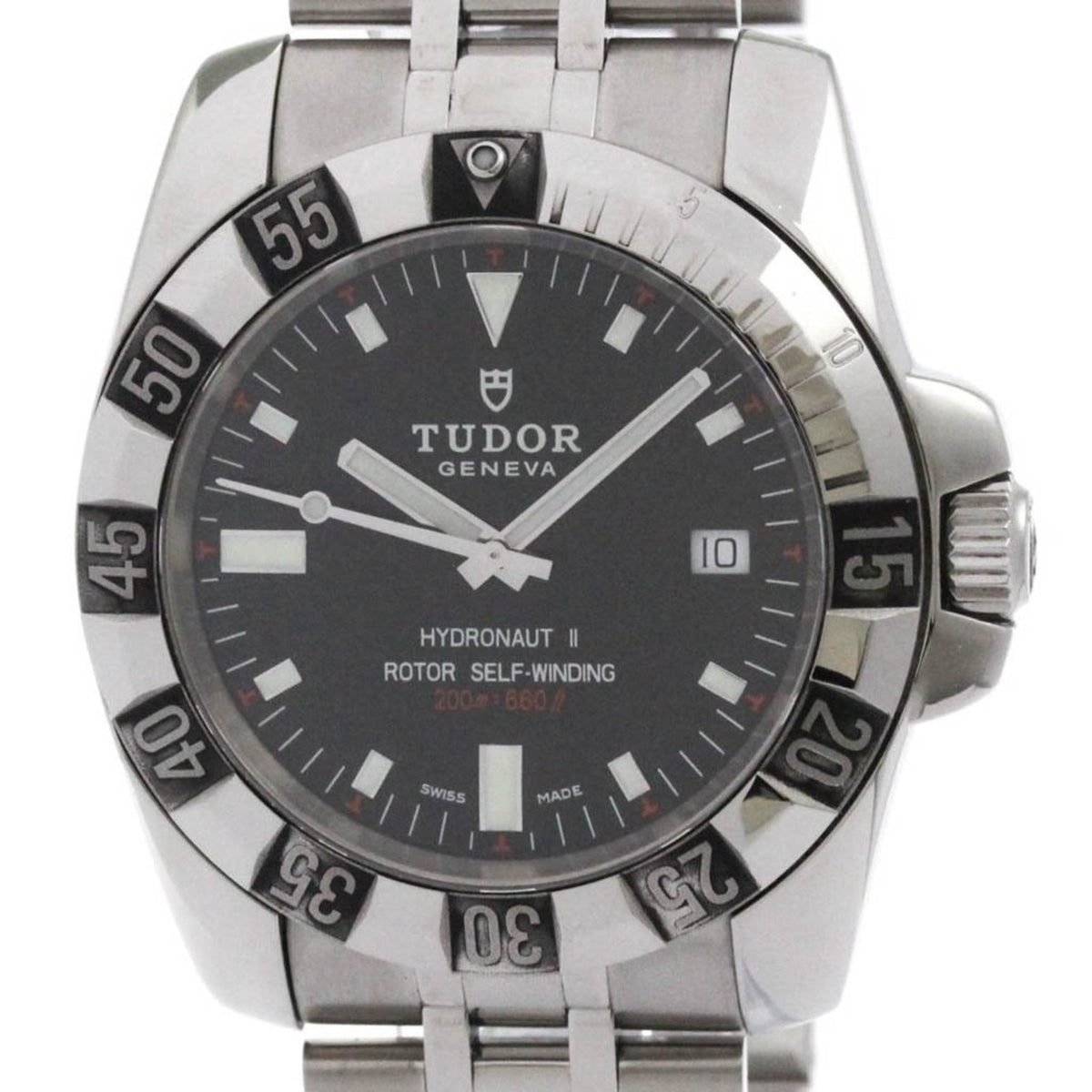 Pre-Owned TUDOR Hydronaut Stainless Steel Automatic Mens Watch 20030 Polished
