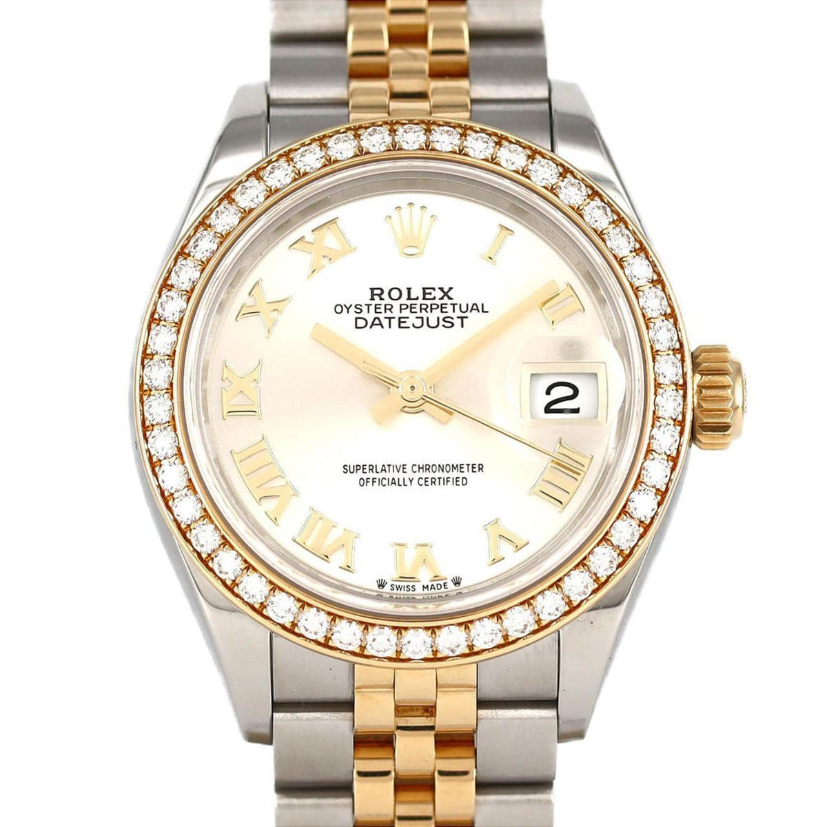 Pre-Owned Rolex Datejust 279383RBR SSxYG Automatic Watch, Random Number