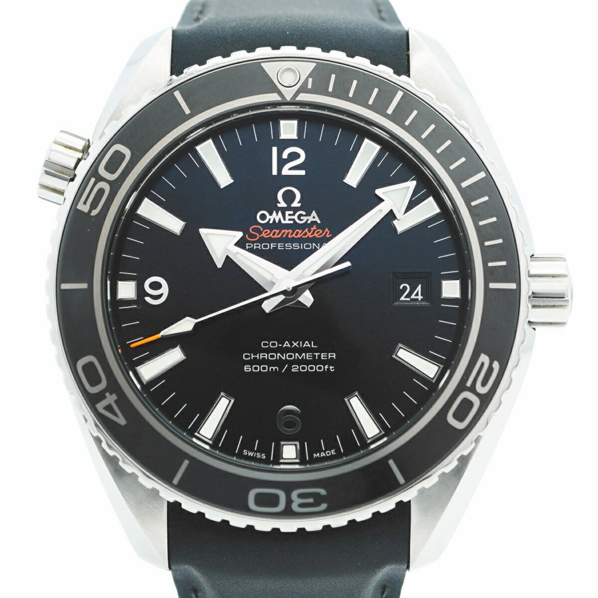 Pre-Owned Omega Seamaster 232.32.46.21.01.003 Black Dial Men's Watch