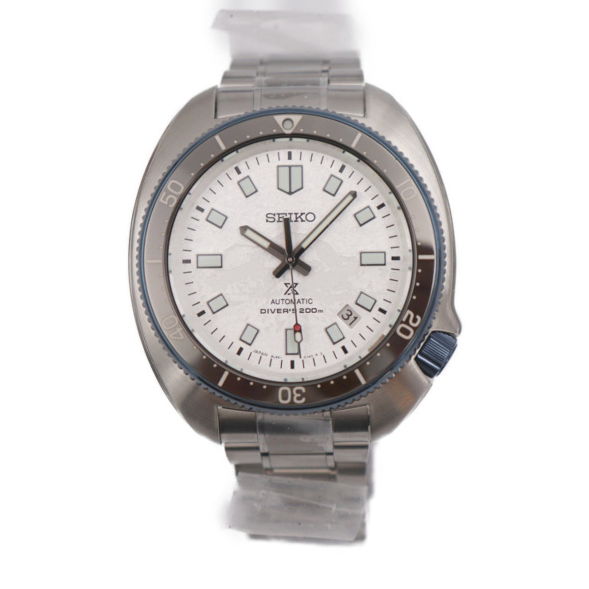 Gebrauchte SEIKO Prospex 1970 Mechanische Taucheruhr Naoki Uemura Limitierte Auflage 500 Stück SBDX057 Edelstahl Silber Automatik Datum 8L35-01W0 2427063010132R1 