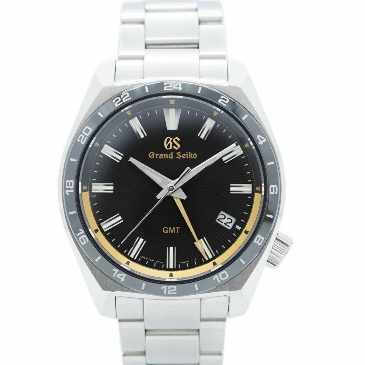 Pre-Owned Seiko Grand 9F86-0AH0 Black Dial Men's Watch
