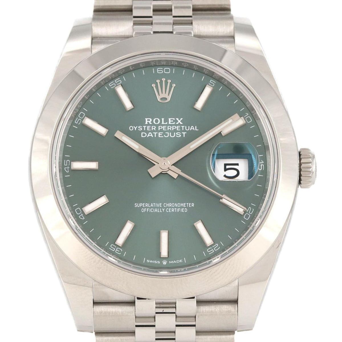 Pre-Owned Rolex Datejust 126300?5 Stainless Steel Automatic Wristwatch Random Number