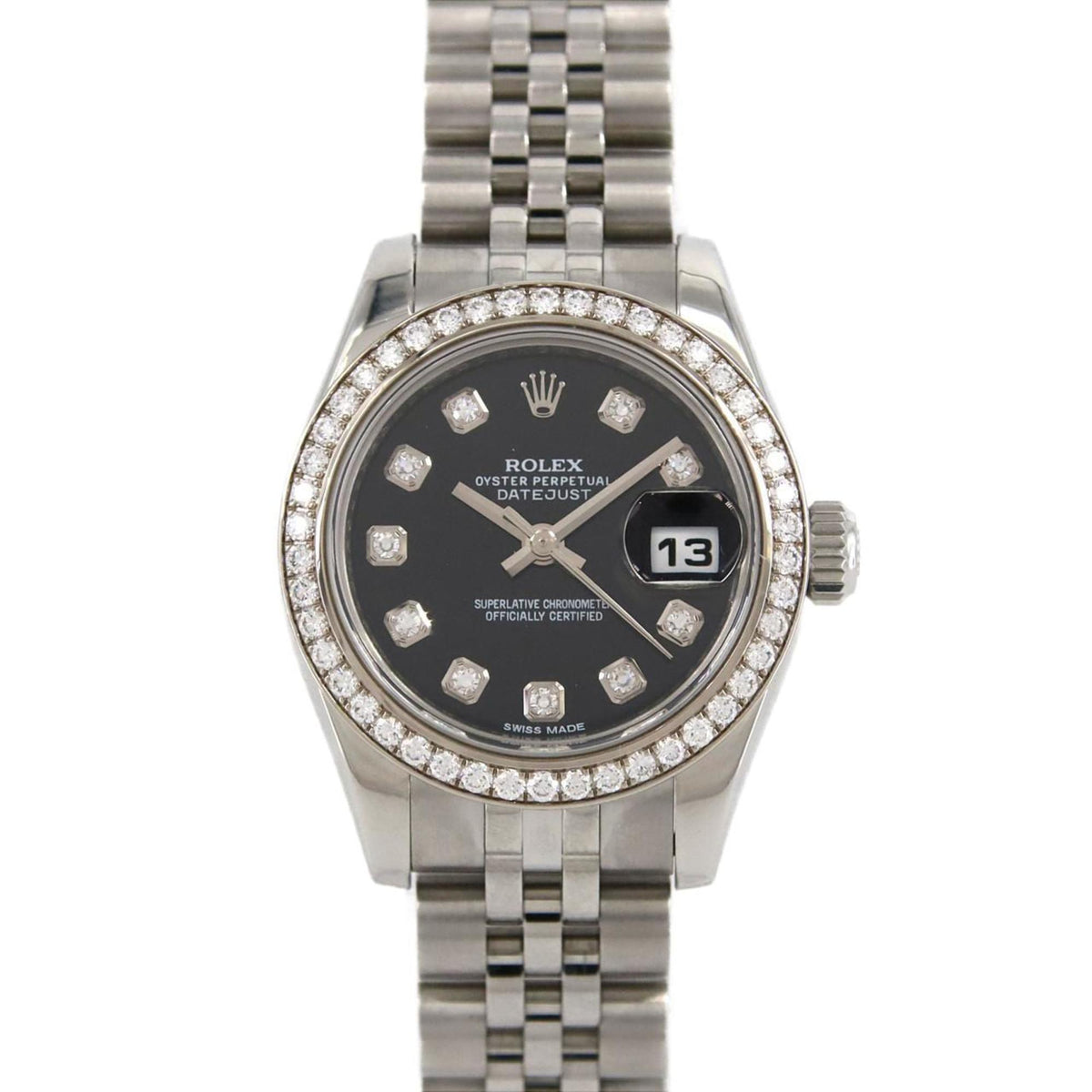 Pre-Owned Rolex Datejust 179384G SSxWG Automatic Watch, Random Number