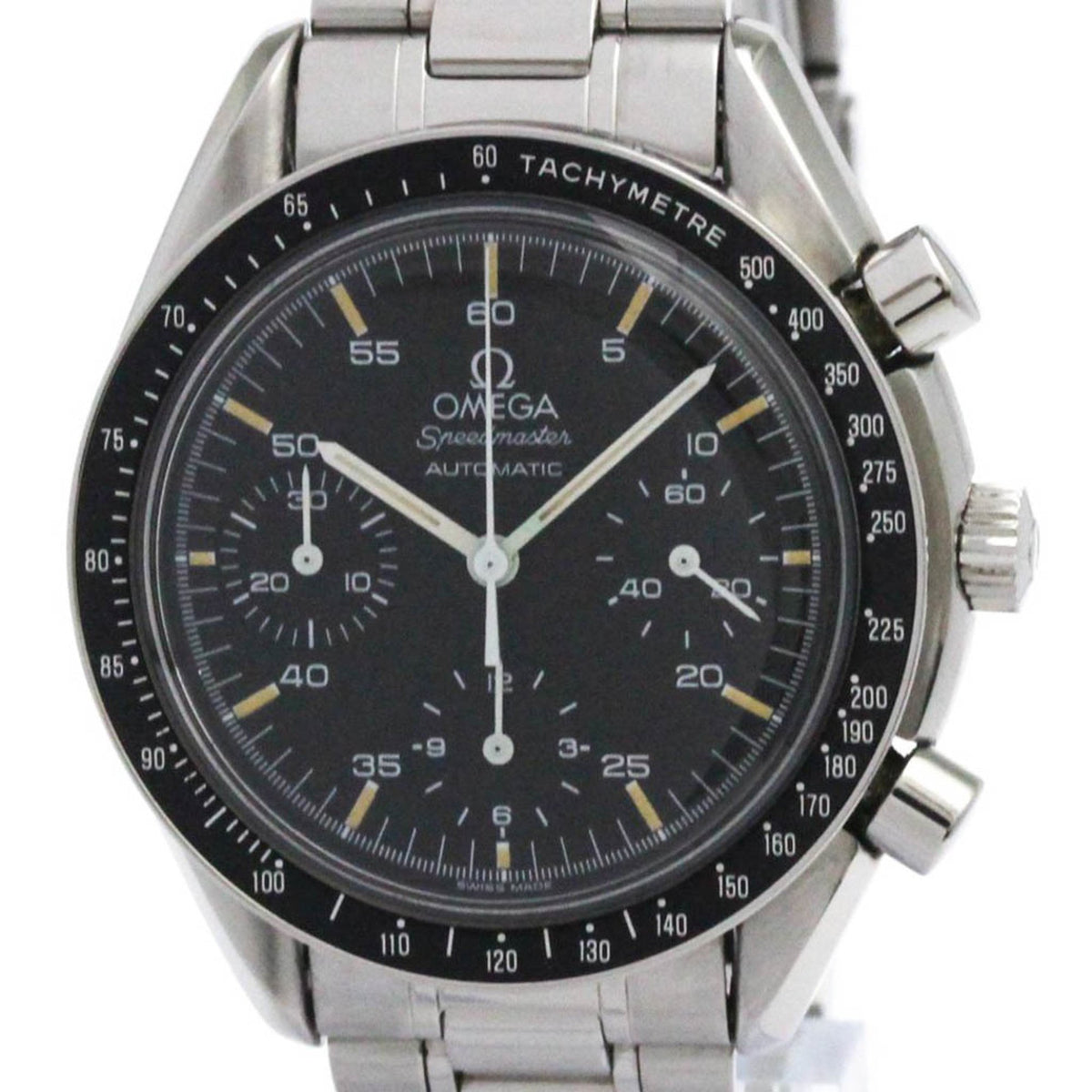 Pre-Owned OMEGA Speedmaster Automatic Steel Mens Watch 3510.50 Polished