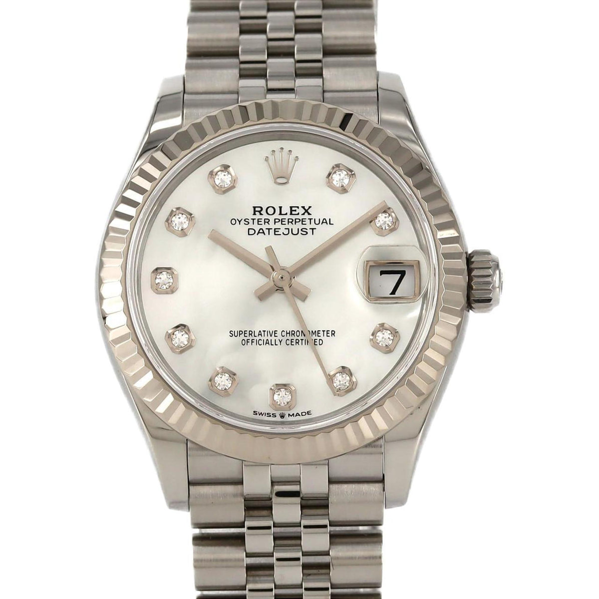 Pre-Owned Rolex Datejust 278274NG SSxWG Automatic Watch, Random Number