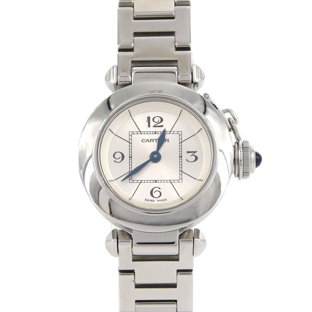 Gebrauchte Cartier Miss Pasha W3140007 SS Quarzuhr 