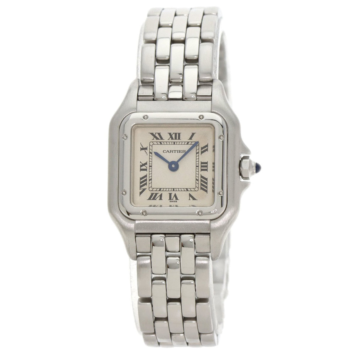 Pre-Owned Cartier W25033P5 Panthere SM Watch in Stainless Steel/SS for Women