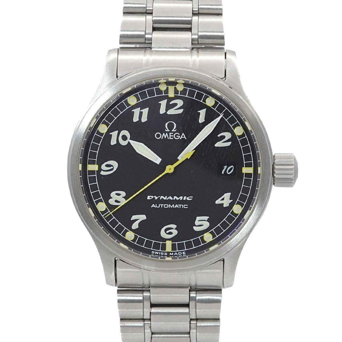 Pre-Owned Omega Dynamic 5200 50 Men's Watch, Date, Black, Automatic Movement