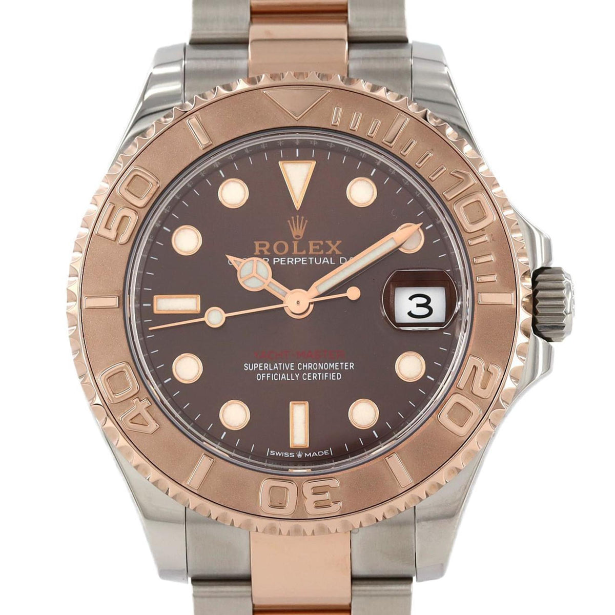 Pre-Owned Rolex Yacht-Master 268621 SSxPG Watch Automatic Random Number