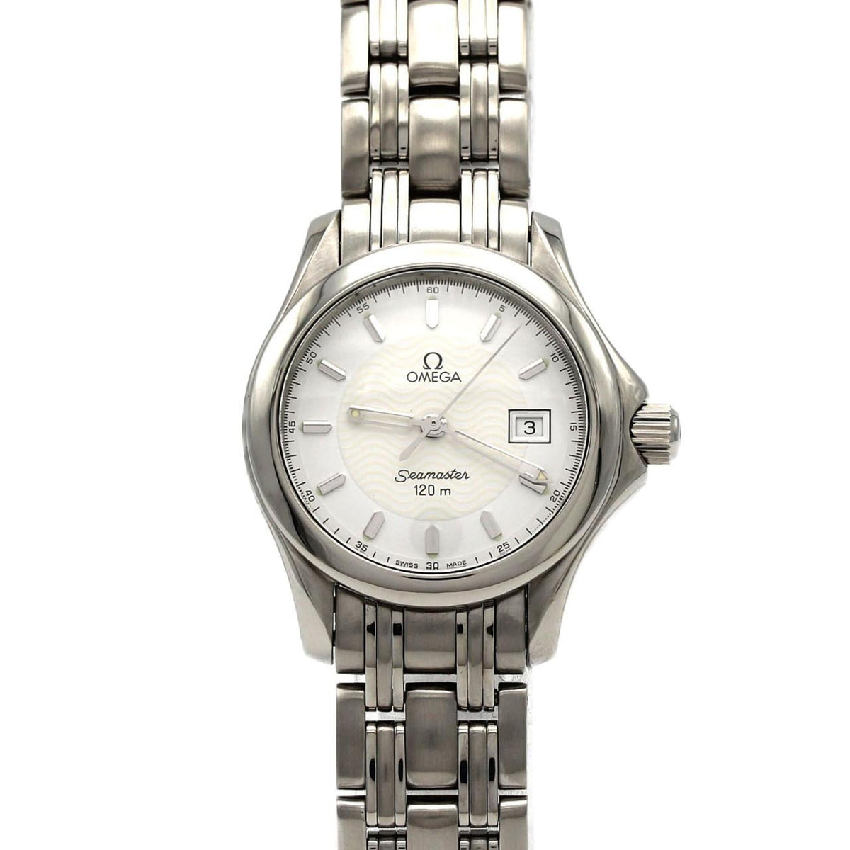 Pre-Owned Omega Seamaster 120 2571.21 SS Quartz Watch