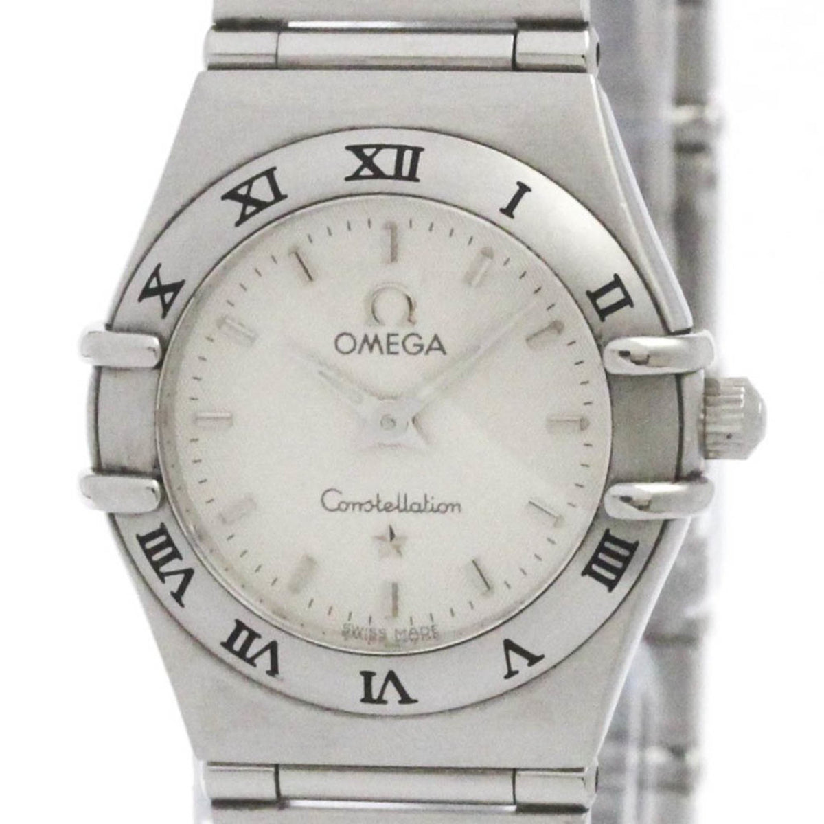 Pre-Owned OMEGA Constellation Steel Quartz Ladies Watch 1562.30 Polished